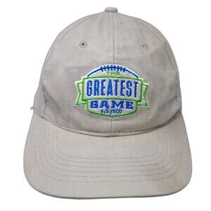 The Greatest Game Sysco Strapback Baseball Cap Gray OS Adjustable Embroidered